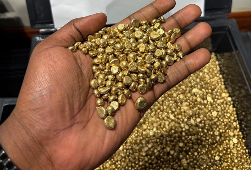 Gold Nuggets Background